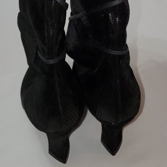 Thierry Rabotin Suede Mid-Calf Boots 6.5 - Picture 6 of 11